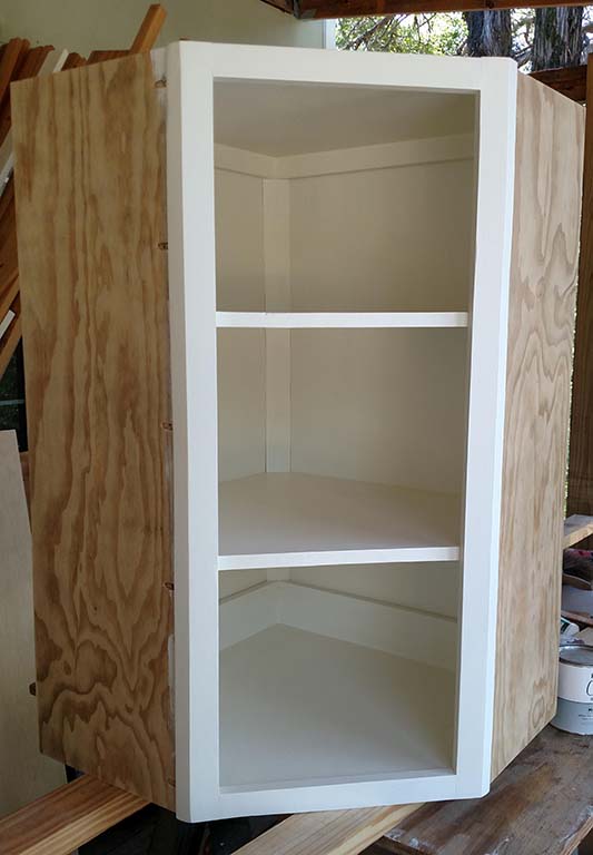 Corner Cabinet Finished